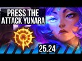 YUNARA vs AKALI (MID) | Press The Attack | KR Master | 25.24