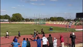 Samukeliso Ndebele defends national 100m Tittle 🥇(Zimbabwe nationals championships 2024)🇿🇼