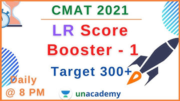 CMAT 2021 | Logical Reasoning | Score Booster Series | Ronak Shah | Unacademy CAT
