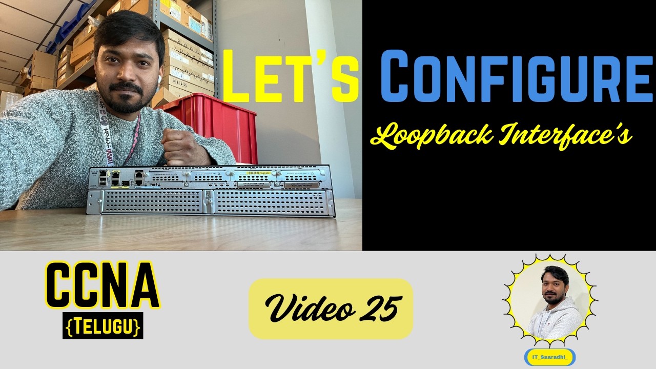 CCNA TELUGU: Loopback Interfaces, Adjacencies and Passive Interfaces ...