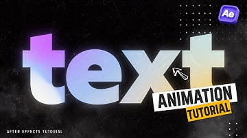 Retro Gradient Text Animation | After Effects Tutorial