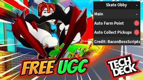 [FREE UGC] Skate Obby OP SCRIPT (EASY UGC) | *PASTEBIN*