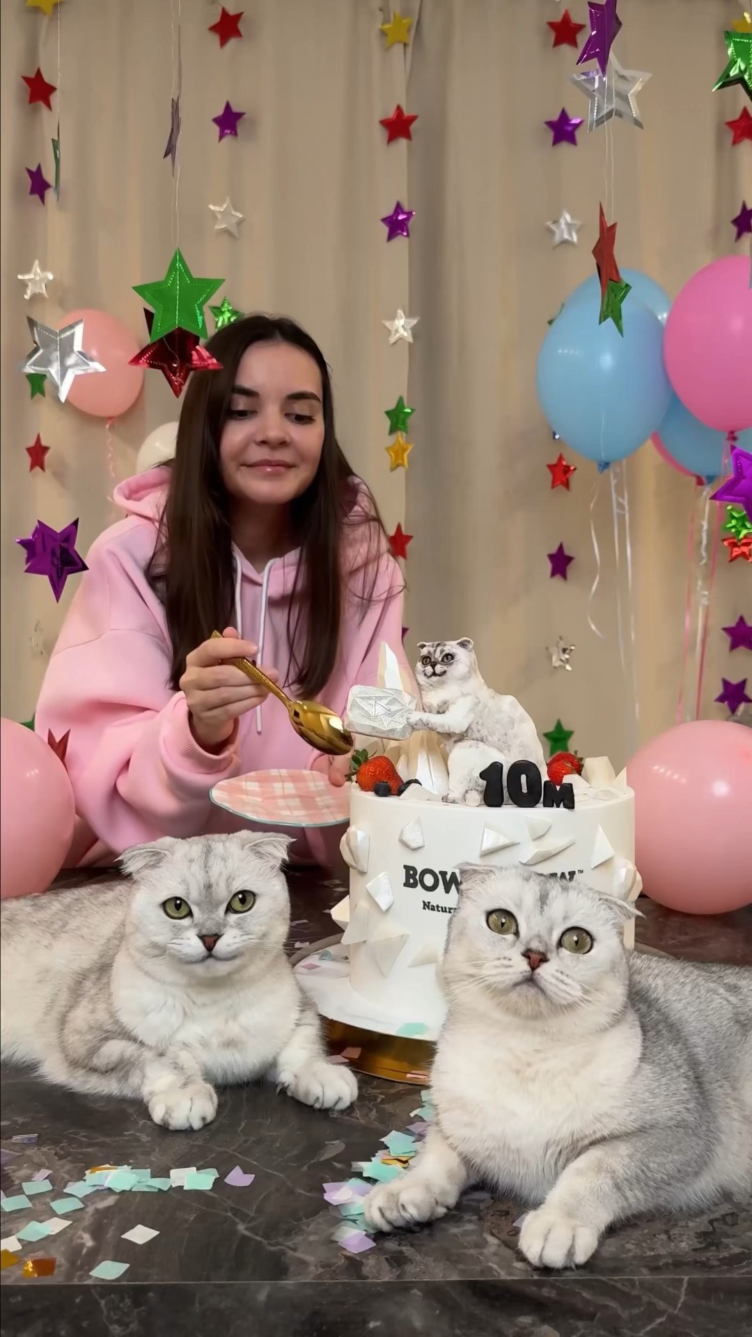 Thank you for 10 million❤️❤️❤️ #cat #cats