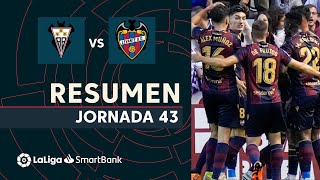 Resumen de Albacete BP vs Levante UD (1-3)