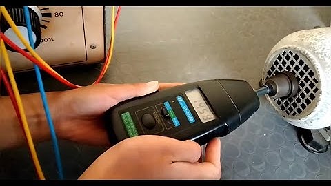 Experiment on speed control of three phase induction motor