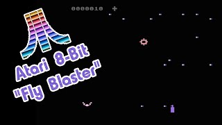 Atari 8-Bit Game Play, Fly Blaster