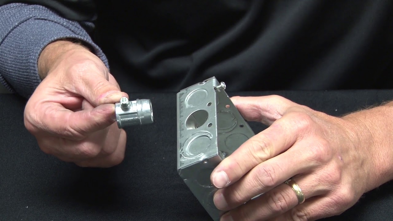 Snap on EMT Set Screw Connector, 1/2 in. YouTube