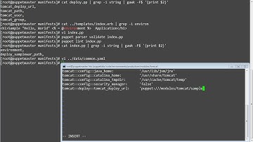 5.3 Puppet Template, Templatize Tomcat Sample Application