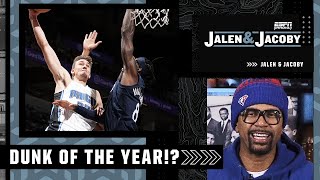 Was Franz Wagner's MONSTER slam 'Dunk of the Year'!? | Jalen \& Jacoby