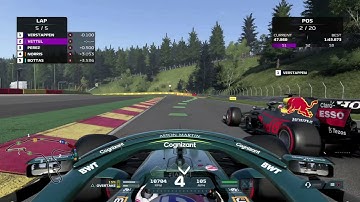 Epic Last Lap Battle Vs Max Verstappen In Spa
