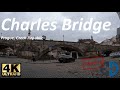 PRAGUE - Charles Bridge Without Tourists | 4K video | Drive in car POV