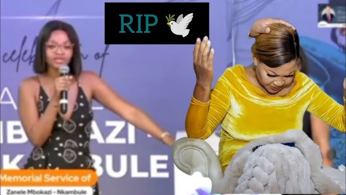 Zanele Mbokazi s daughter Yolanda Myeza s emotional speech at her memorial  service! - YouTube