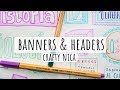 TAKING CUTE NOTES ✨ BANNERS & DECORATIVE HEADERS ✨ Designs for school projects TAKING CUTE NOTES ✨ BANNERS & DECORATIVE HEADERS ✨ Designs for school projects