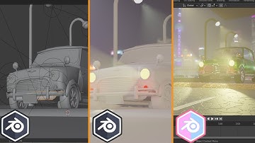 چطوری تو بلندر نورپردازی کنیم | با eevee | به همراه فایل تمرین