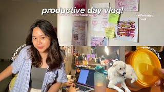 productive day vlog : typical day as a communication student