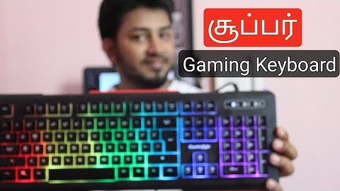 சிறந்த RGB Gaming Keyboard | Cosmic Byte CB-GK-02 Corona Unboxing | Tamil TechLancer