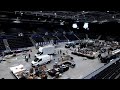 Scottish Festival of Railway Modelling setup time lapse.