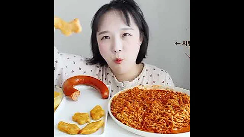 SUB)Cheese Rosé Tteokbokki, Gimbap, Deep-fried food Mukbang ASMR Eating Sounds#1249