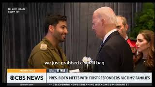 Meeting President Joe Biden during the war in Israel