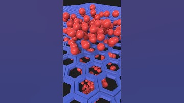 Satisfying 3D Animations balls falling  🤩😍🤩! Hypnotic 3D Loops #89  ! #shorts