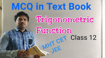 Trigonometric Functions : MCQ : Multiple Choice Questions in Text Book : Miscellaneous Exercise 3