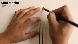 Mini Merlín 12 N Nomon wall clock