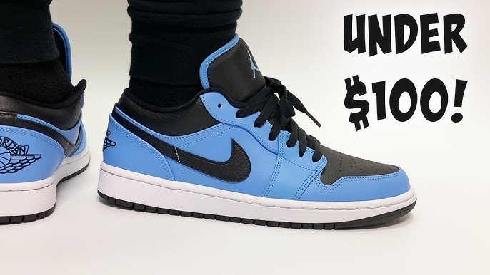 Jordan AIR JORDAN 1 LOW (GS) 'University Blue' Black/Blue -  BLACK/BLACK-UNIVERSITY BLUE-WHITE