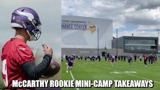 9 Takeaways from JJ McCarthy's Minnesota Vikings Rookie MiniCamp