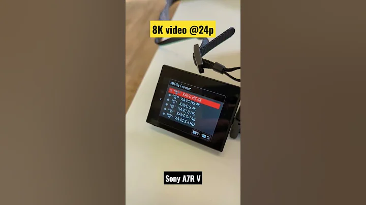 Sony A7R V hands-on – 8K + 4 axis articulating screen and ridiculously good AF #SonyA7V