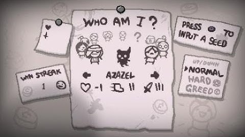 The Binding of Isaac Afterbirth+  -Beastly Azazel Run