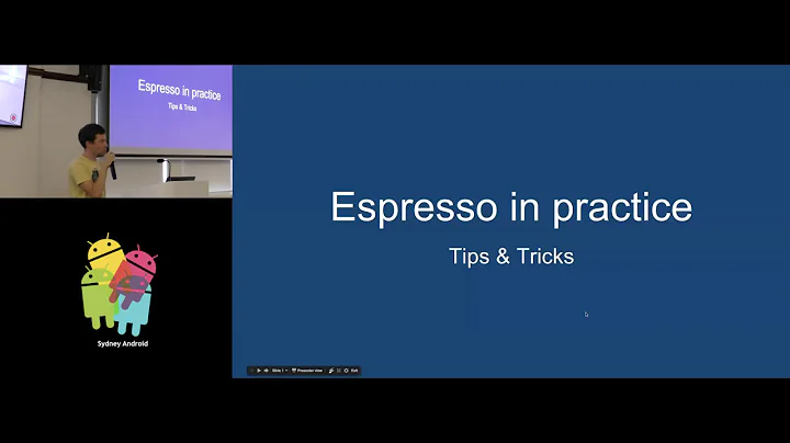 Espresso in practice - tips and tricks