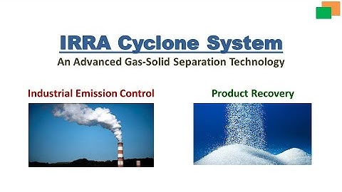 Cyclone separator particle agglomeration [How it works as a dust collector filteration]