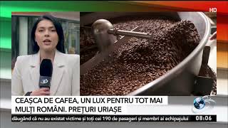 România are printre cele mai mari creşteri de preţ pentru cafea