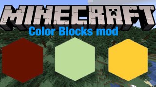 Minecraft (Color Blocks mod) screenshot 4