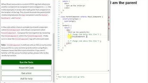 REACT: Create a Component with Composition (9)
