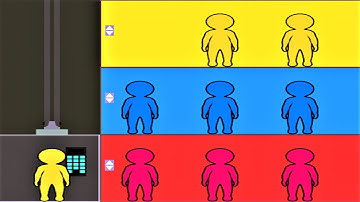 🛗 Elevator Sort 🛗 GAMEPLAY Levels 1-16 (Android, iOS)