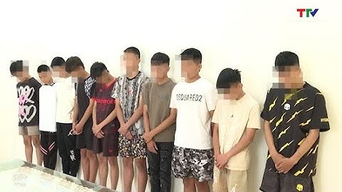 Triệu tập các đối tượng gây rối trật tự công cộng tại phường Bắc Sơn, Thành phố Sầm Sơn