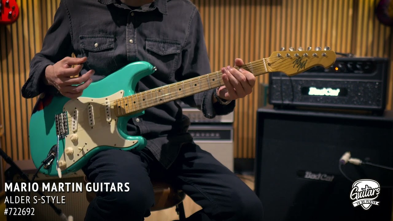 Mario Martin Guitars S-Style | Alder Body / Maple Neck | Porter 1960's Pickups | 