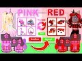 Color Of Our HOUSE Decides What Color We TRADE In Adopt Me! (Roblox)