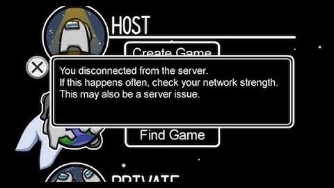 How to Fix Among Us Game - Network Error -You disconnected from the server