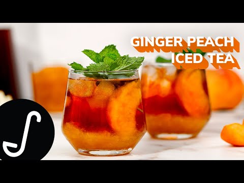 Refreshing Ginger Peach Iced Tea Recipe