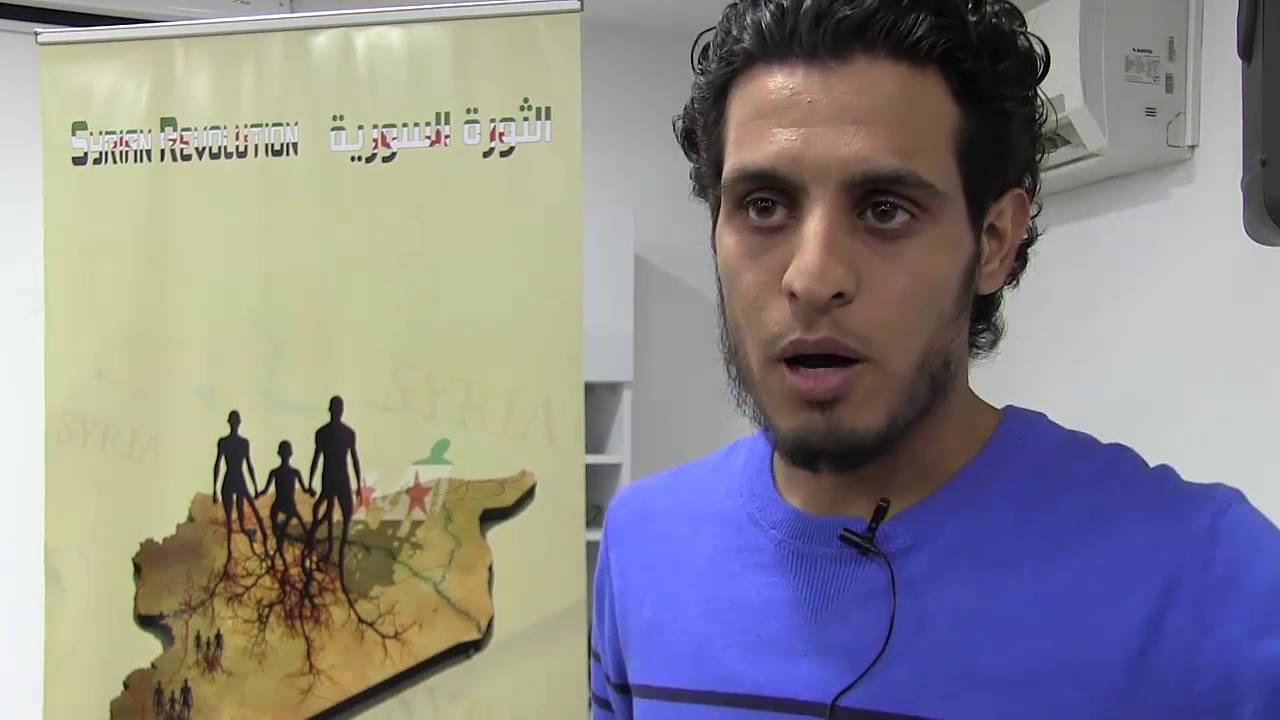 لقاء  مع عبد الباسط الساروت في مدينة غازي عنتاب التركية : على هامش مؤتمر لا للتهجير القسري.