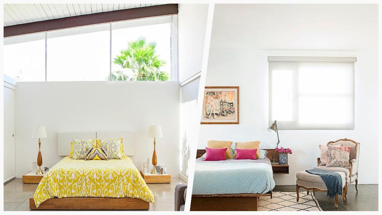 75 White Concrete Floor Bedroom Design Ideas You'll Love ☆ YouTube