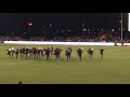 University of Louisville Ladybirds performing at men's soccer match