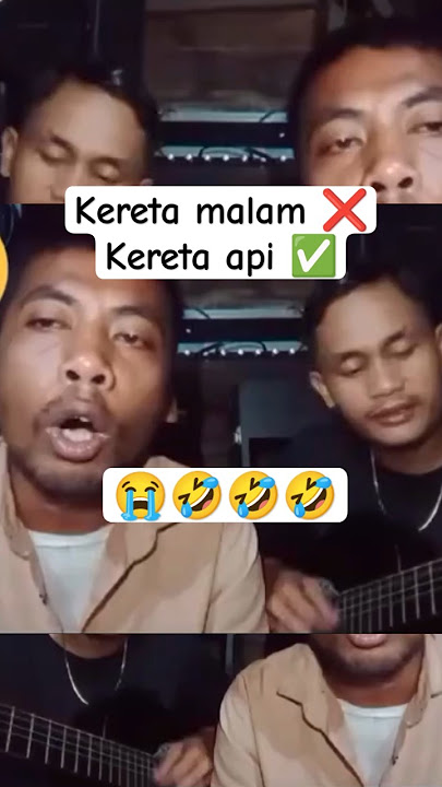 Bro nyanyi kereta malam lucu banget 😂😂😂 #lucuabis #videolucuterbaru #ngakak #nyanyilucu
