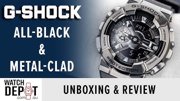 BLACKED OUT METAL | G-Shock GM110BB-1A Unboxing & Review