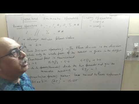 Python | binary Operators | class 11 I P