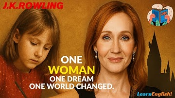 J.K.Rowling Real Life Story | From Rejection to Billionaire| Motivational English Story for Learners
