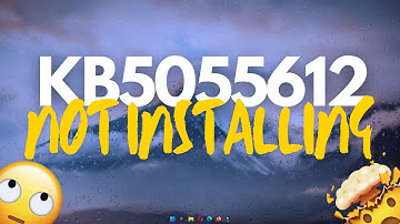 FIX KB5055612 UPDATE not installing on Windows 10 | How to fix it WINDOWS ✅😘