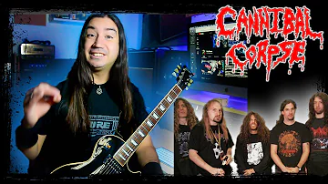 CANNIBAL CORPSE - THE BLEEDING Lesson/ Tutorial [ Eb Standard Tuning ] DMT Ep. 16